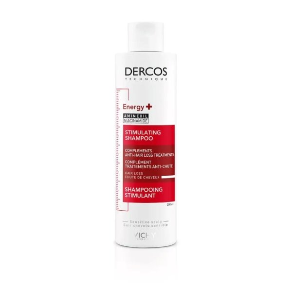 VICHY DERCOS Shampooing Énergy+ Stimulant Anti Chute. paraplume
