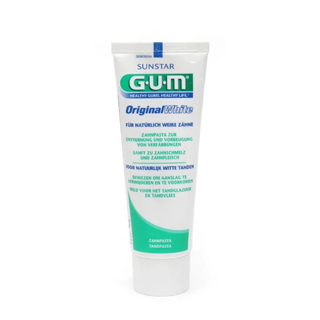 GUM DENTIFRICE ORIGINAL WHITE. PARAPLUME