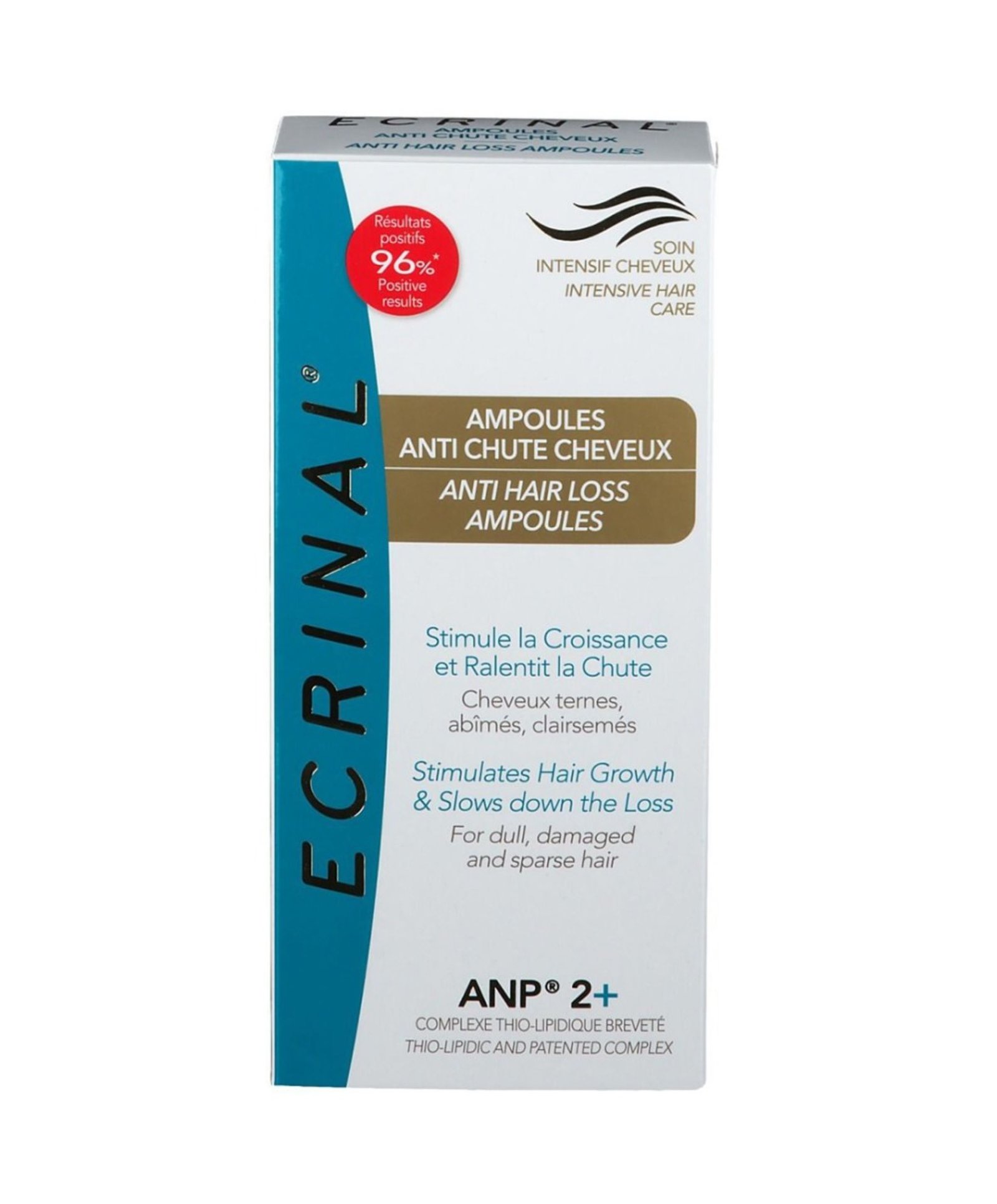 ECRINAL Ampoules Anti Chute ANP 2+ Cheveux