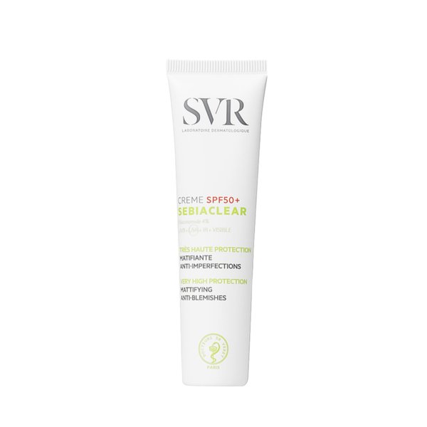 SVR SEBIACLEAR Crème SPF 50+. paraplume