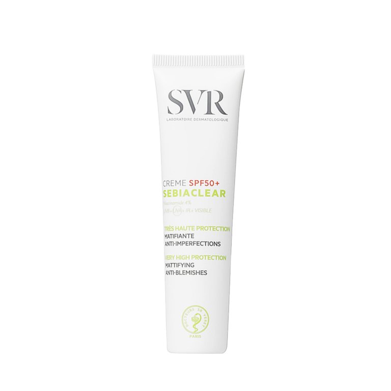 SVR SEBIACLEAR Crème SPF 50+. paraplume