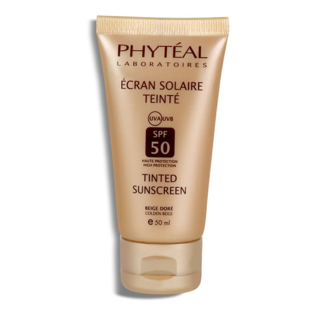 PHYTEAL Ecran Solaire Teinté Beige Doré 03 SPF 50 . Paraplume