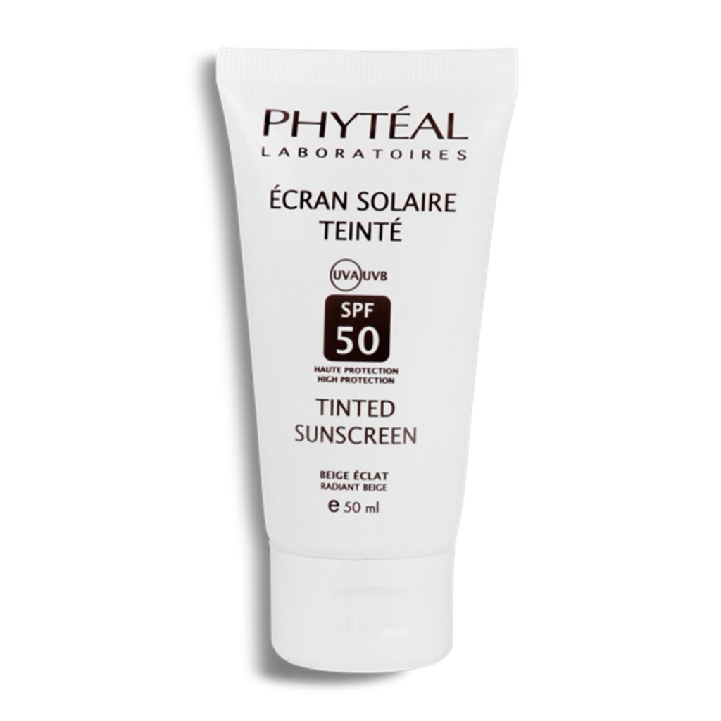 PHYTEAL Ecran Solaire Teinté Beige Eclat SPF 50 . Paraplume
