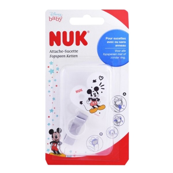NUK Attache Sucette Mickey. paraplume