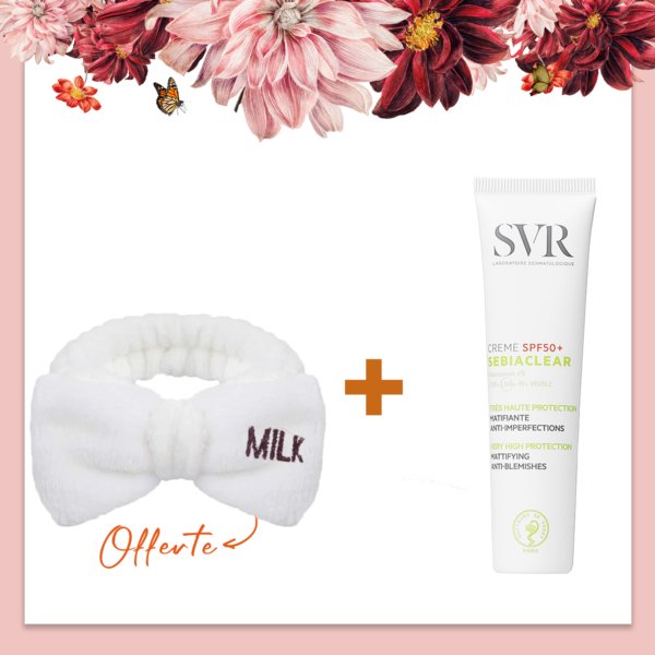 SVR SEBIACLEAR Crème SPF 50+. paraplume