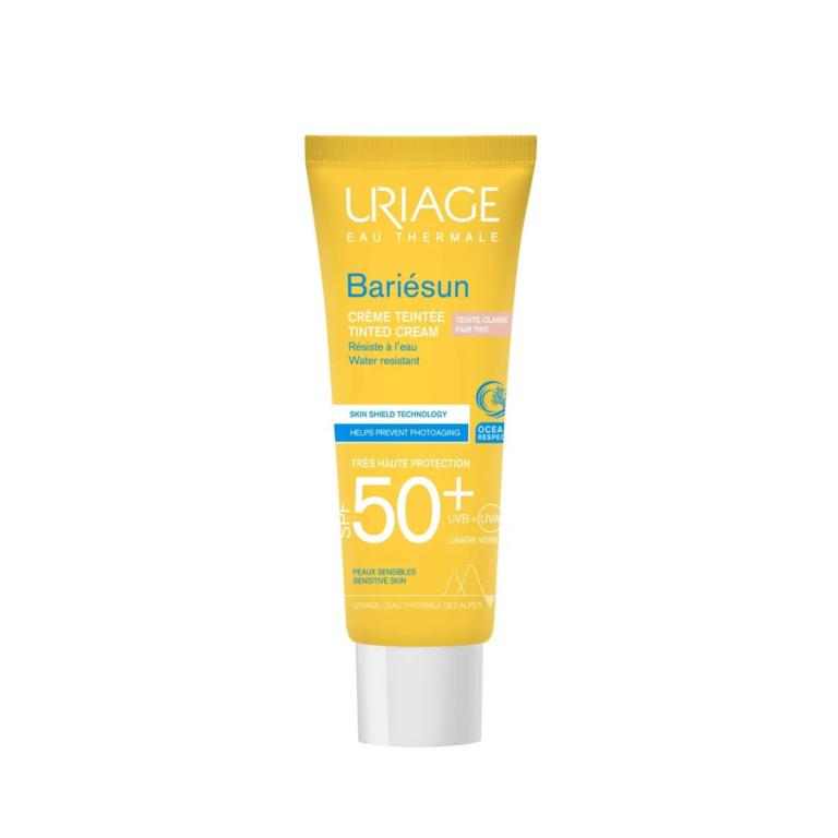 URIAGE Bariésun Crème Teintée Claire SPF 50+. Paraplume