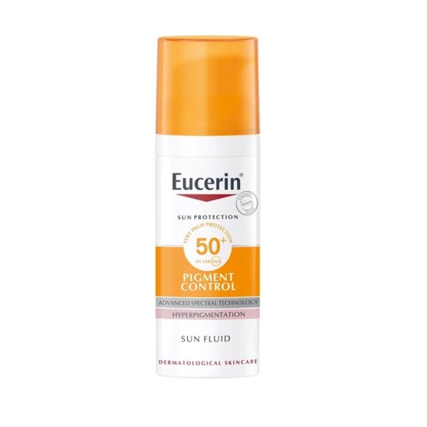 EUCERIN Pigment Control Sun Fluid SPF 50+. paraplume
