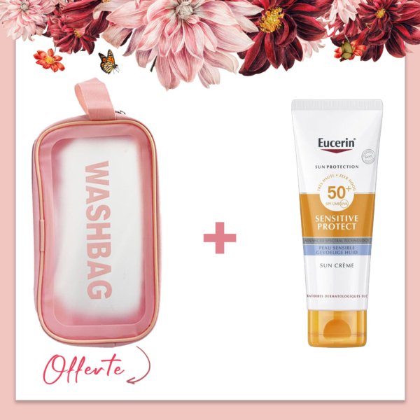EUCERIN Sun Protection Sensitive Protect Crème SPF 50+. paraplume