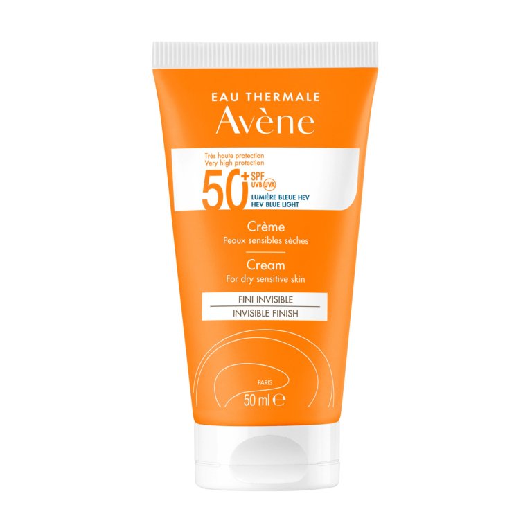 AVENE Crème Solaire Invisible SPF 50+. paraplume