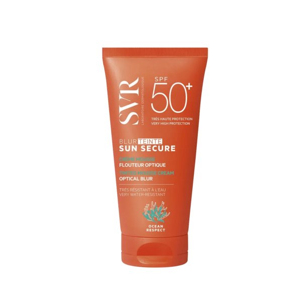 SVR Sun Secure BLUR Teinté Crème Mousse SPF 50+ 50 ml. paraplume