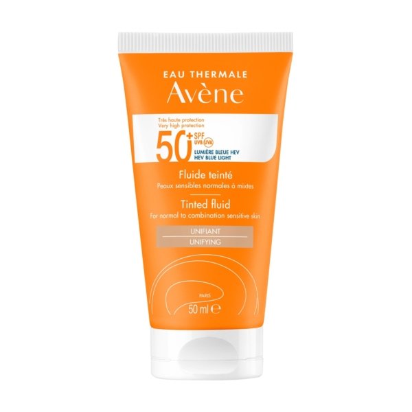 AVENE Ecran Fluide Teinté SPF 50+ 50ML. paraplume