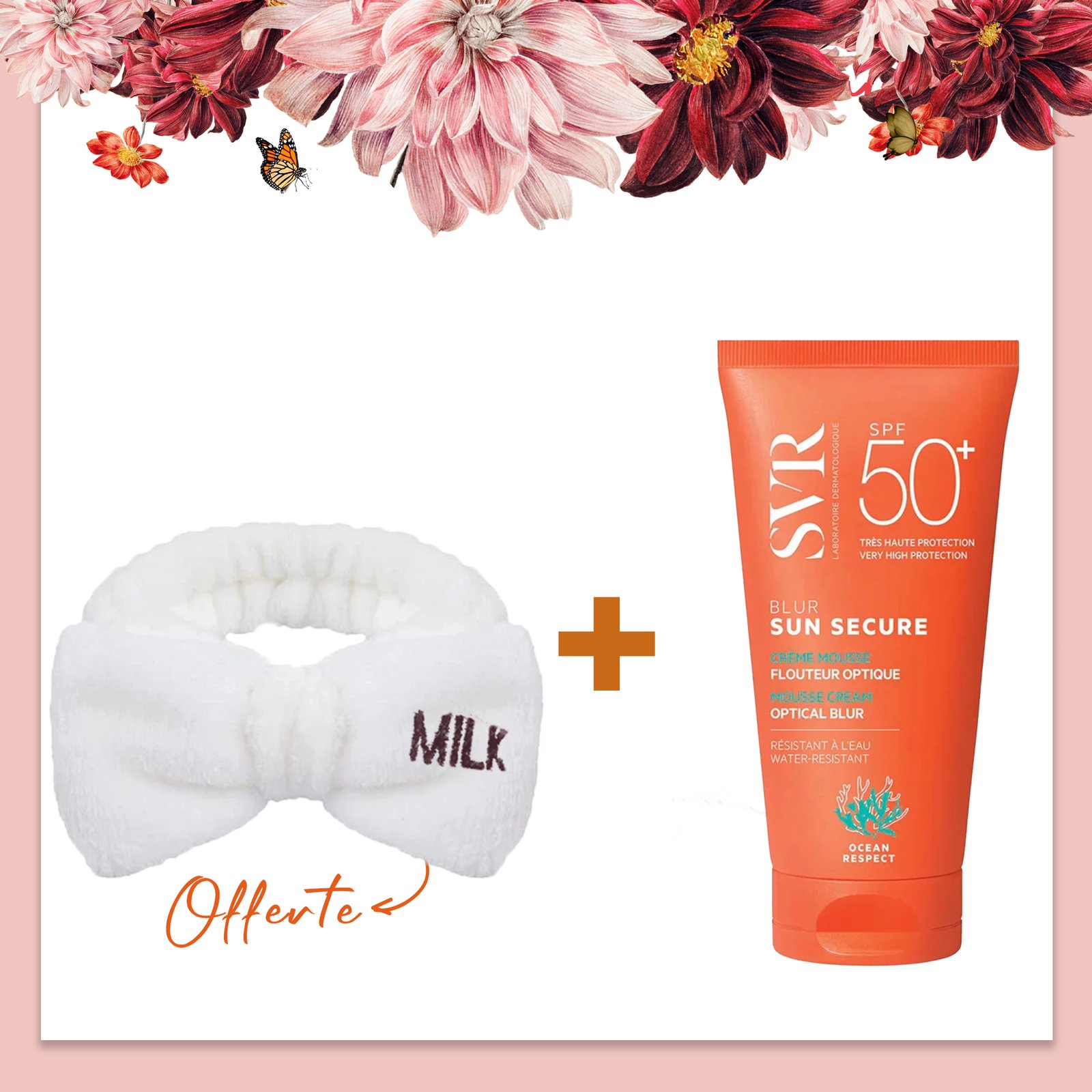 SVR Sun Secure BLUR Crème mousse SPF 50+ 50 ml. paraplume