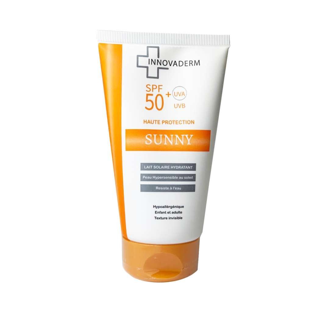 INNOVADERM Sunny Lait Solaire SPF 50+. Paraplume