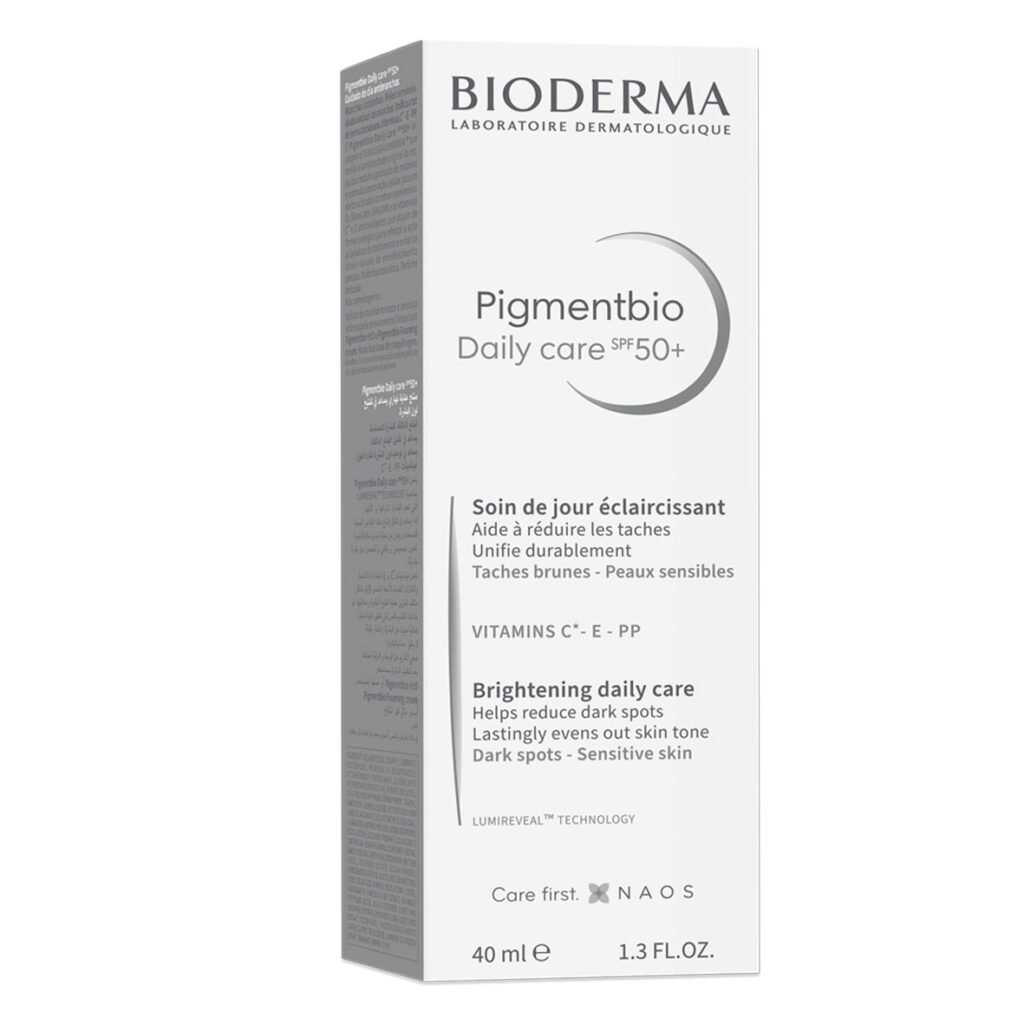 BIODERMA Pigmentbio Soin Quotidien SPF 50+. paraplume