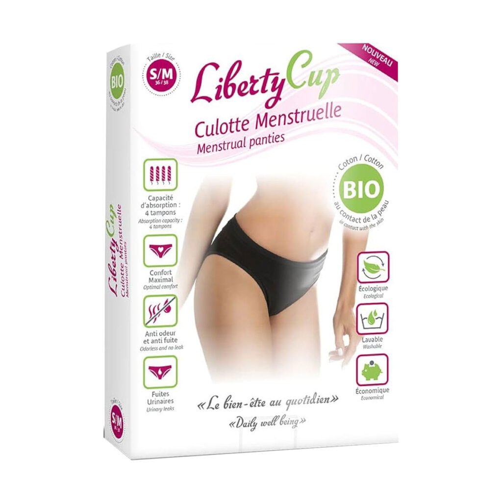 Liberty cup culotte menstruelle noir. paraplume