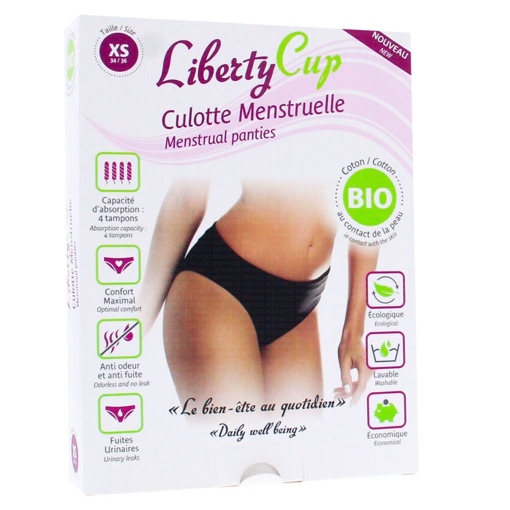 Liberty cup culotte menstruelle XS. paraplume