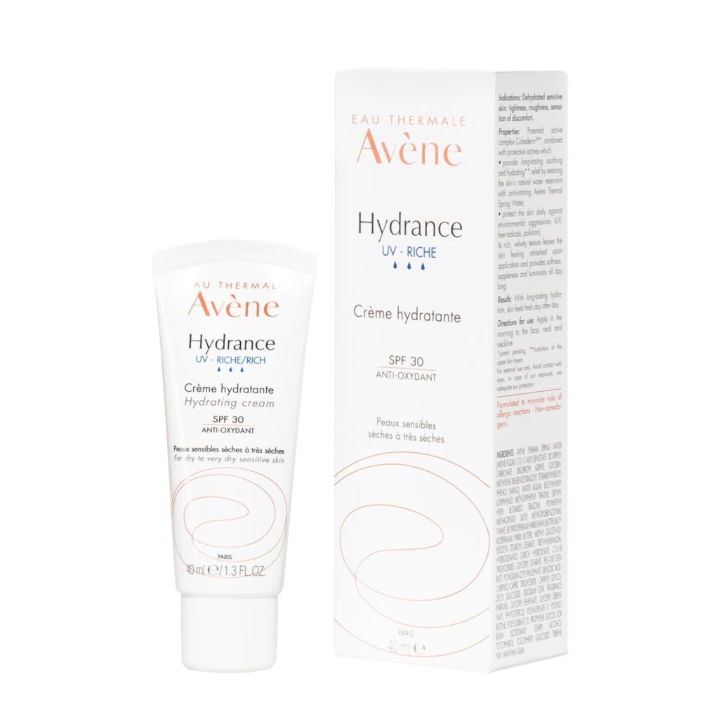 AVENE Hydrance UV Riche SPF 30 Crème Hydratante. Paraplume