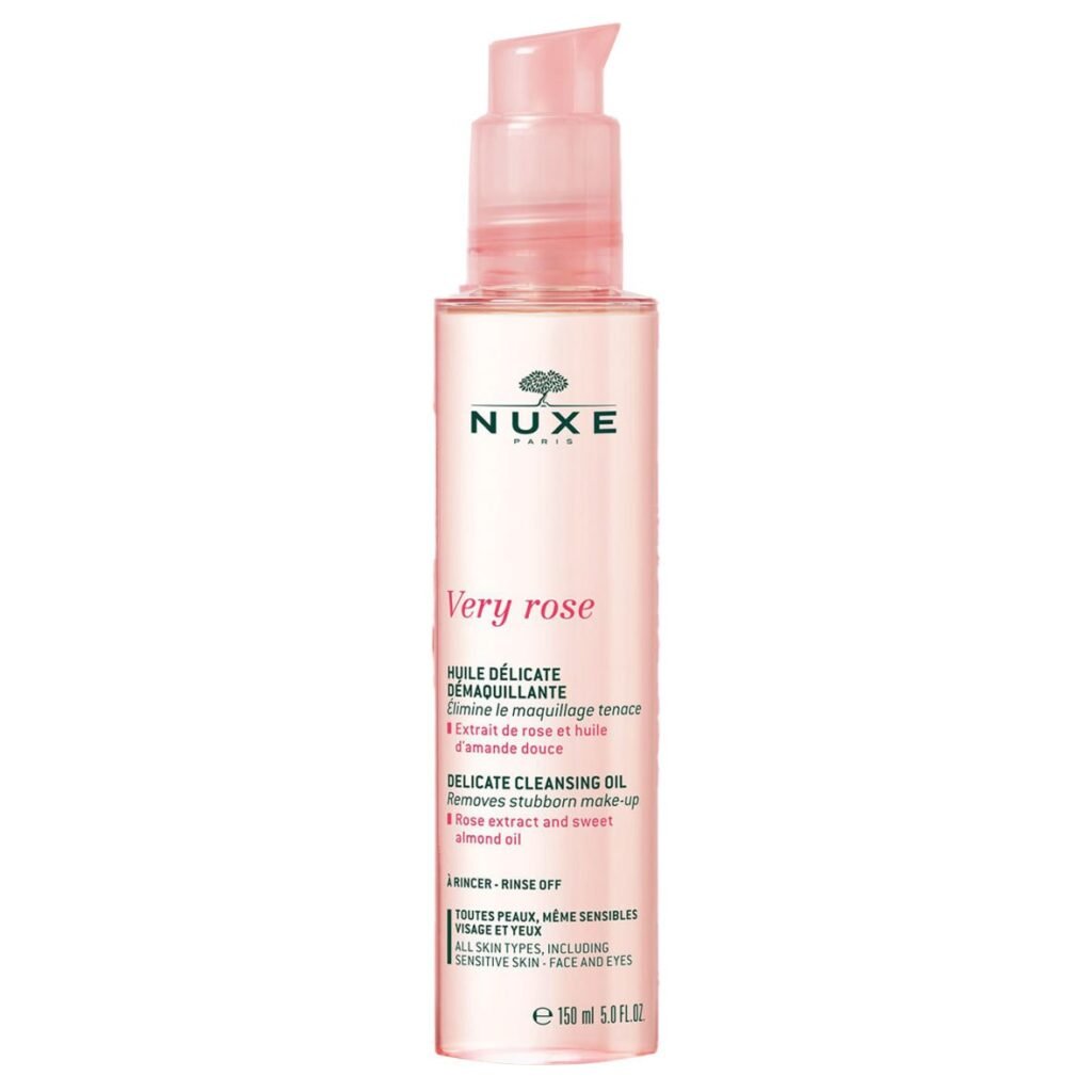 NUXE Very Rose Huile Démaquillante Délicate 150 ML .Paraplume