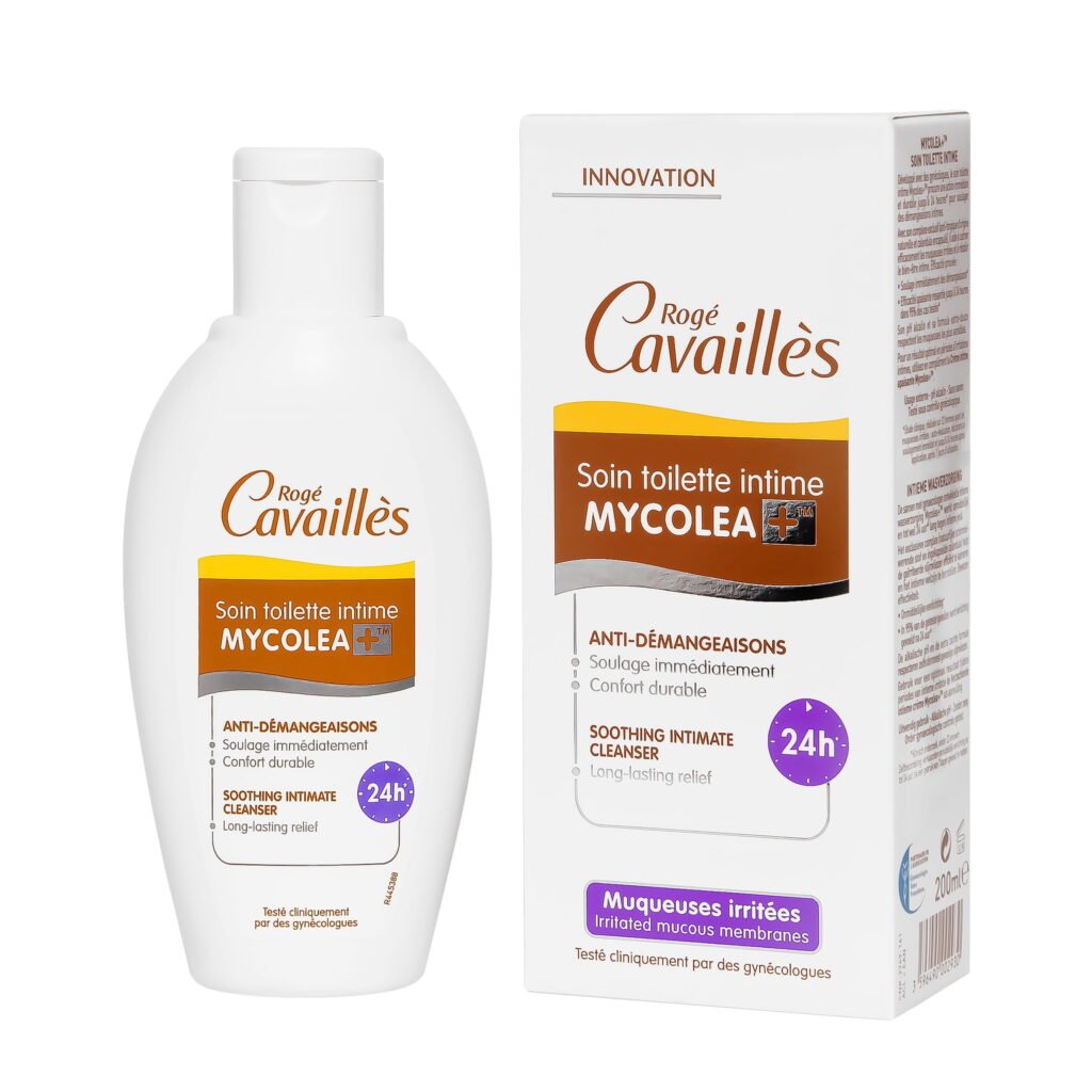 ROGE CAVAILLES Mycolea+ Soin Toilette Intime. paraplume