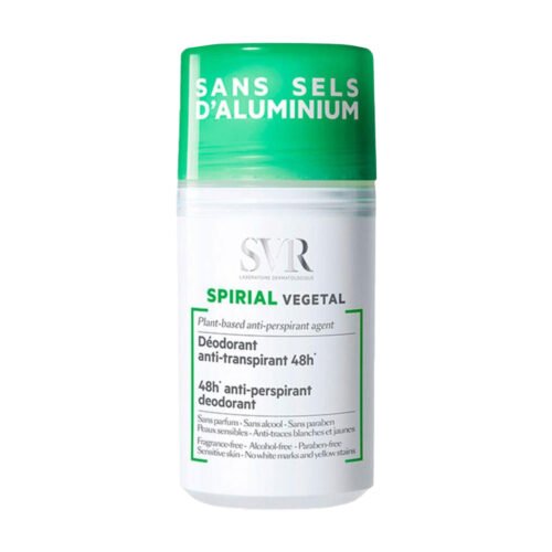 SVR SPIRIAL Déodorant Anti-transpirant Végétal Roll-On 48 h. paraplume