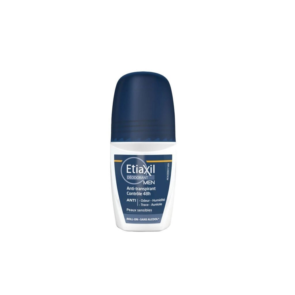 ETIAXIL Déodorant MEN Anti-Transpirant Contrôle 48h Roll-On . Paraplume