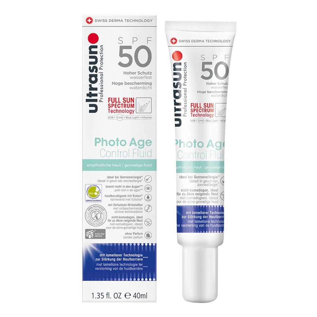 ULTRASUN Photo Age Control Fluid SPF 50 . Paraplume