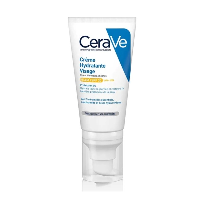 CERAVE Crème hydratante SPF 30. paraplume