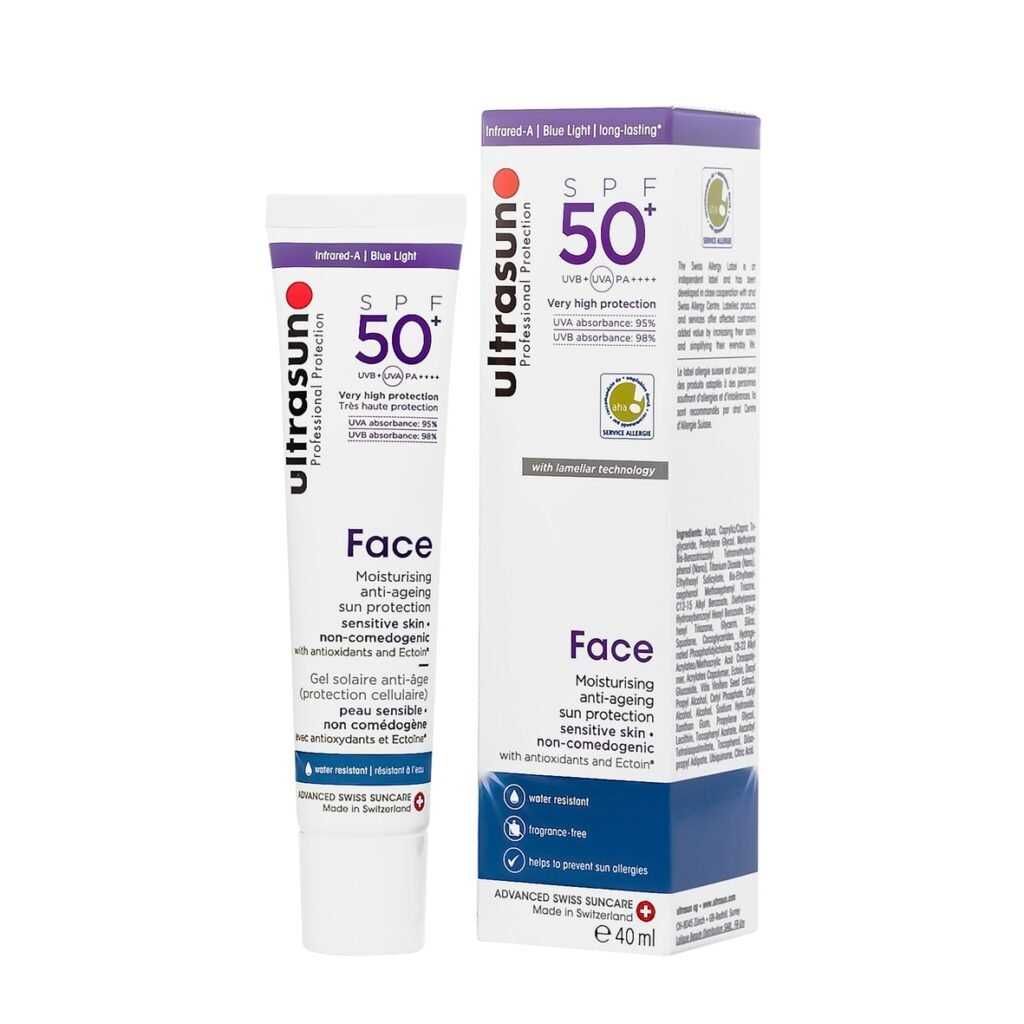 ULTRASUN Face Extra Gel Solaire Anti-âge SPF 50+ . Paraplume