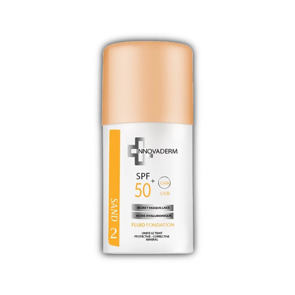 INNOVADERM Fond Fluid Sand 02 SPF 50+ . Paraplume