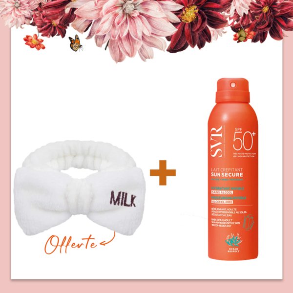 SVR Sun Secure Lait Crepitant SPF 50+ 200 ml. paraplume