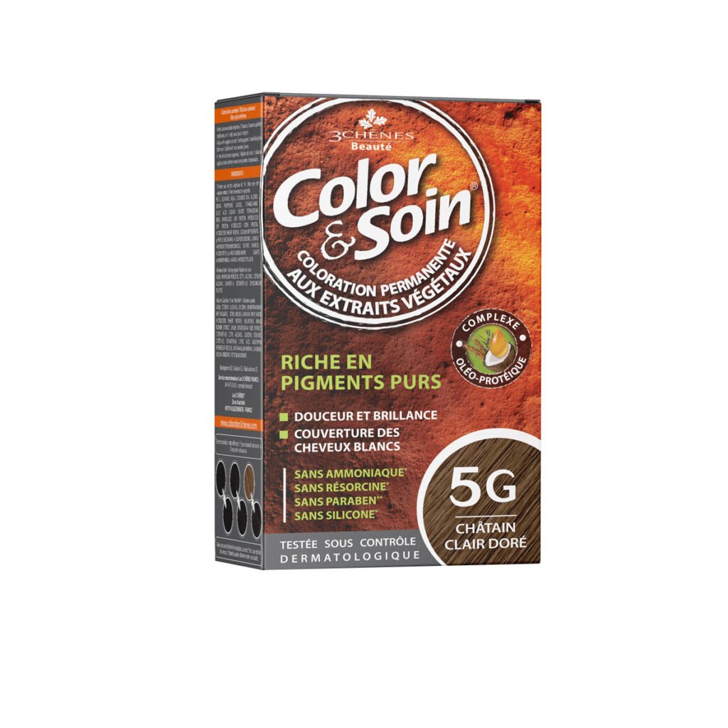 3 Chênes Color & Soin Light Golden Chestnut 5G . Paraplume