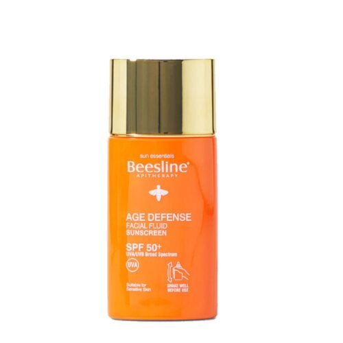 Beesline âge défense écran fluide sunscreen spf 50 invisible. paraplume