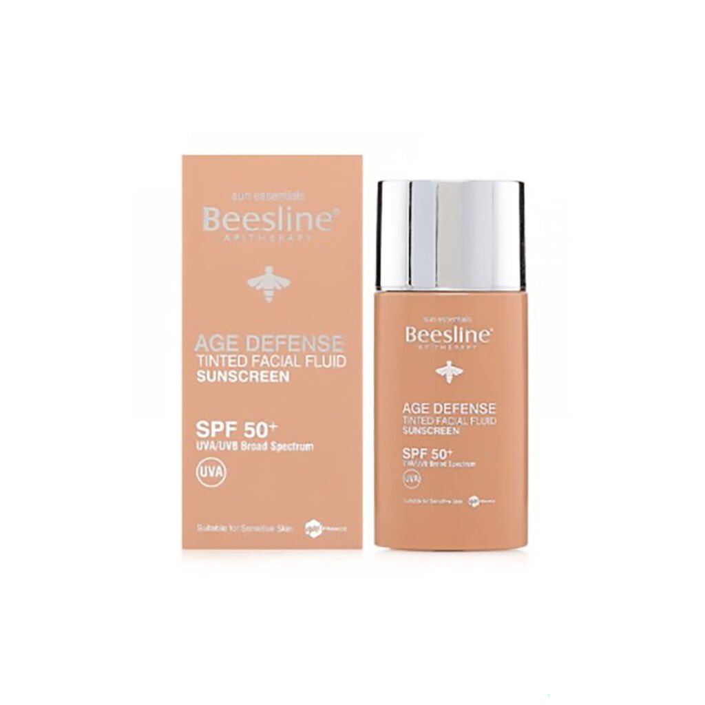 BEESLINE Age Defense Ecran Fluide Teinté SPF 50+ . Paraplume