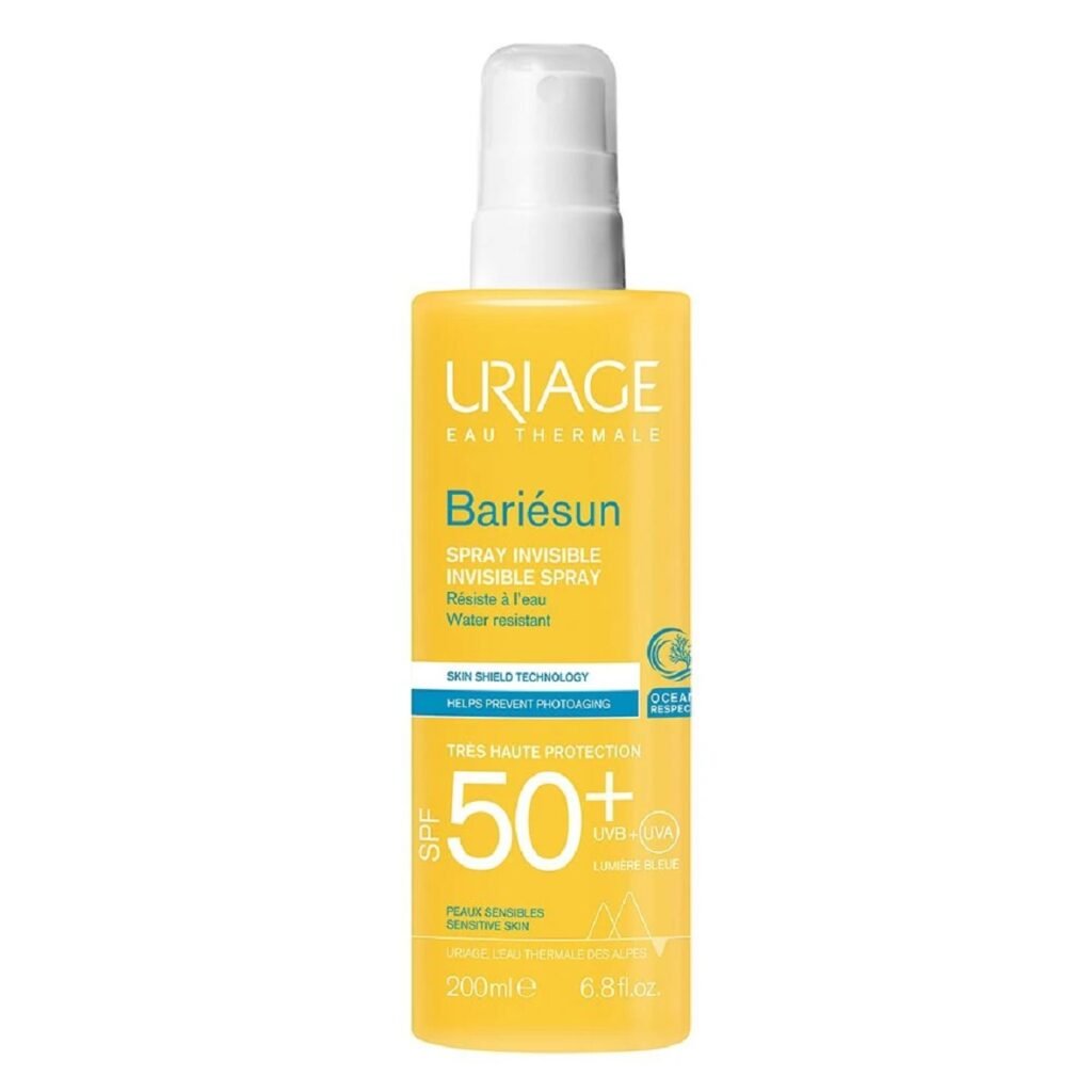 URIAGE Bariésun Spray Invisible SPF 50+. paraplume