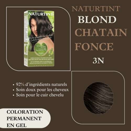 NATURTINT coloration 3N châtain foncé. paraplume