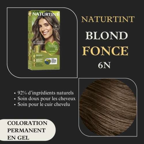 NATURTINT coloration 6N blond foncé. paraplume