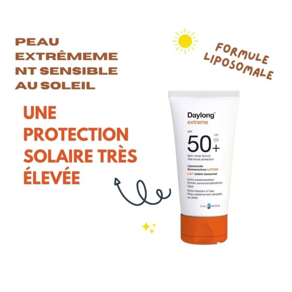 DAYLONG Trousse Lait Solaire Liposomal SPF 50+. Paraplume