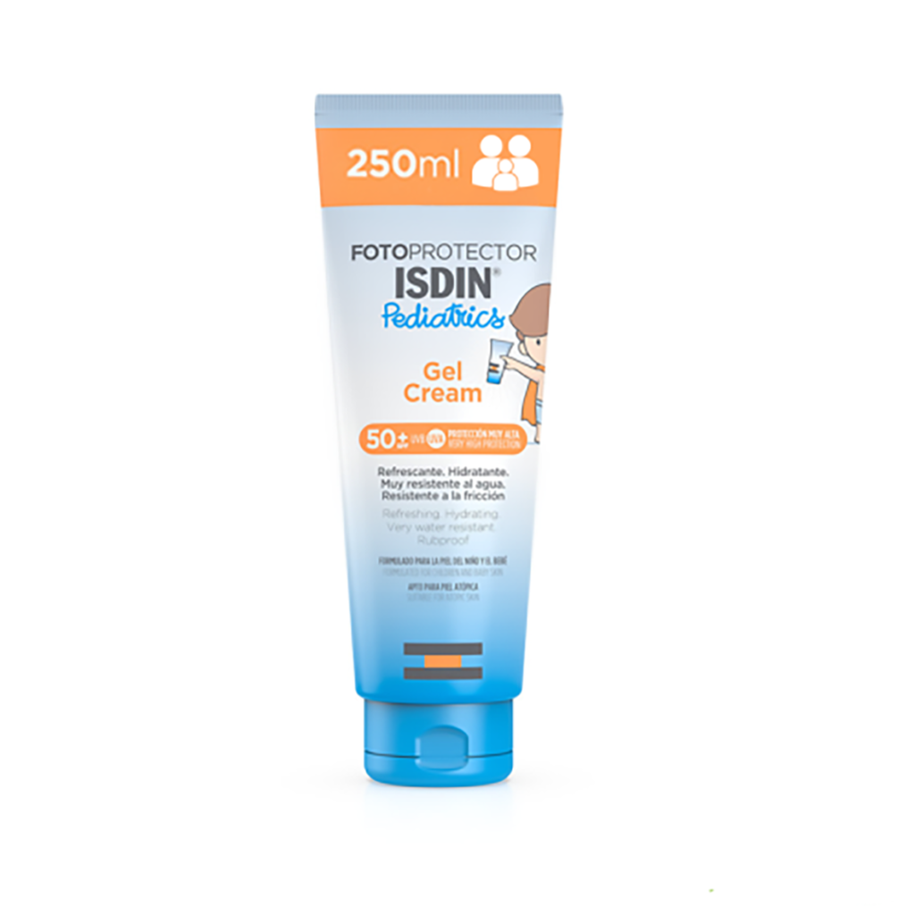 ISDIN Fotoprotector Gel Cream Pediatrics SPF 50. paraplume