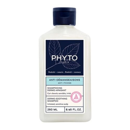 PHYTO Shampooing Dermo-Apaisant Anti-Démangeaisons. paraplume