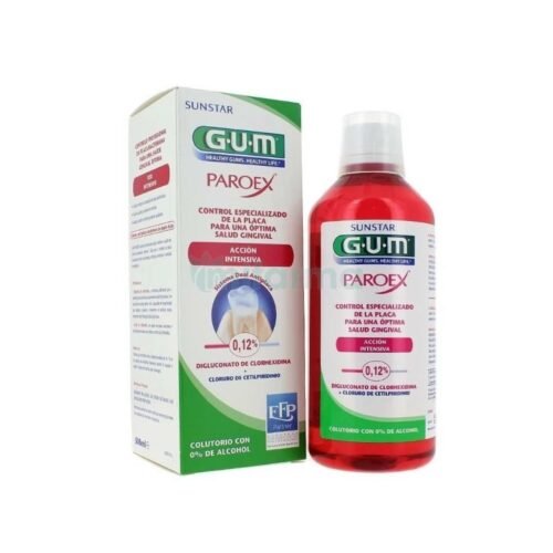 GUM Paroex Bain de Bouche 0.20%. Paraplume