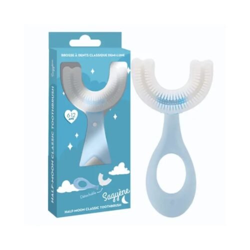 SAGYENE Brosse à Dents Classique Demi-Lune 6-12 ans. paraplume