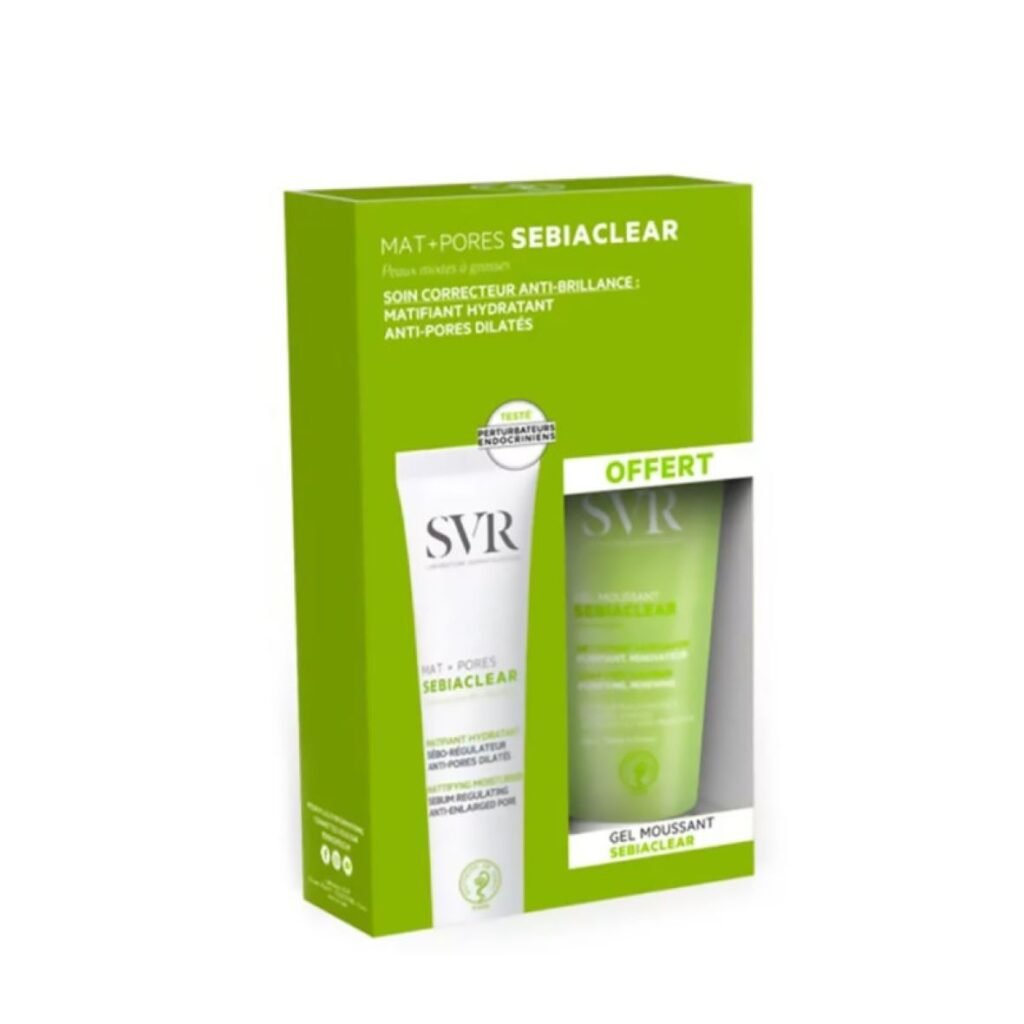 Duo SVR Sebiaclear MAT+PORES & Gel Moussant Offert. paraplume