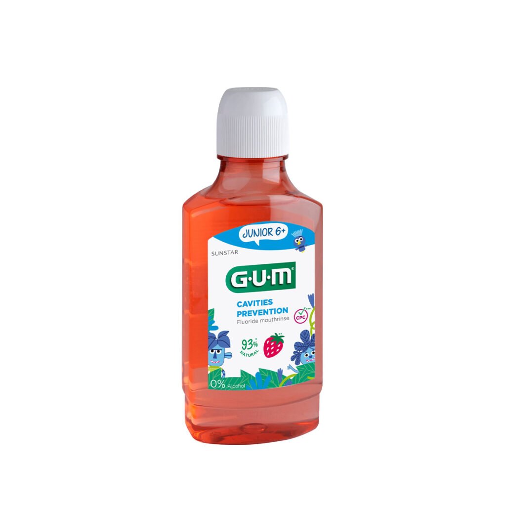 GUM Bain de Bouche Junior 6+. paraplume