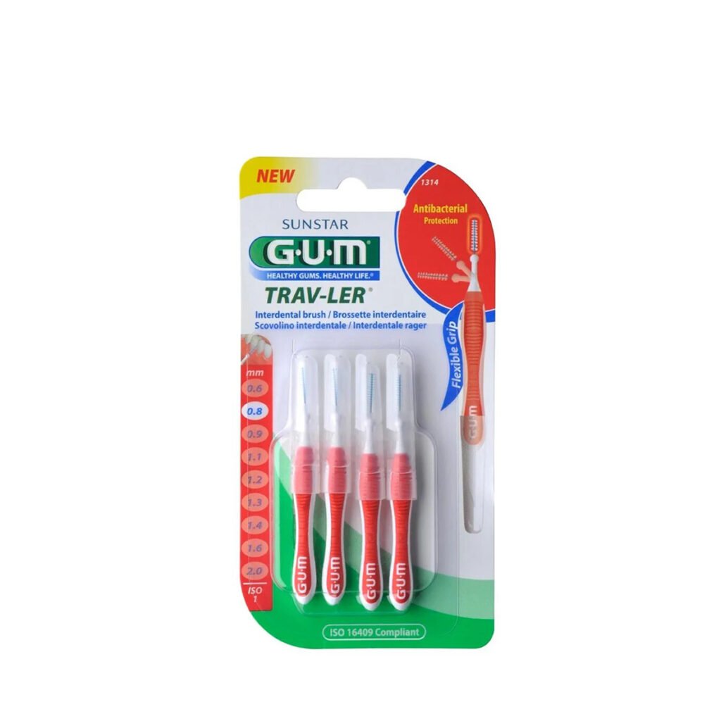 GUM Brossette Trav-Lev 0.8mm 1314. paraplume