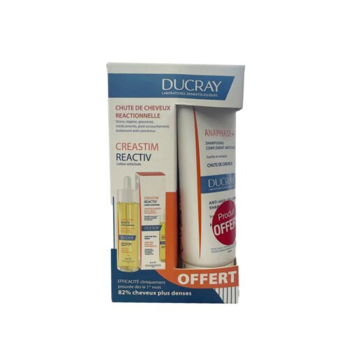 DUCRAY Creastim Reactiv Lotion Antichute + Anaphase Shamp Offert. Paraplume