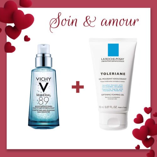 PACK VICHY Mineral Booster 89 & LA ROCHE POSAY Toleriane Gel Moussant. Paraplume