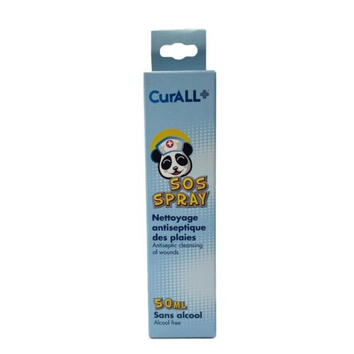 CURALL SOS Spray Nettoyage Antiseptique des Plaies. Paraplume