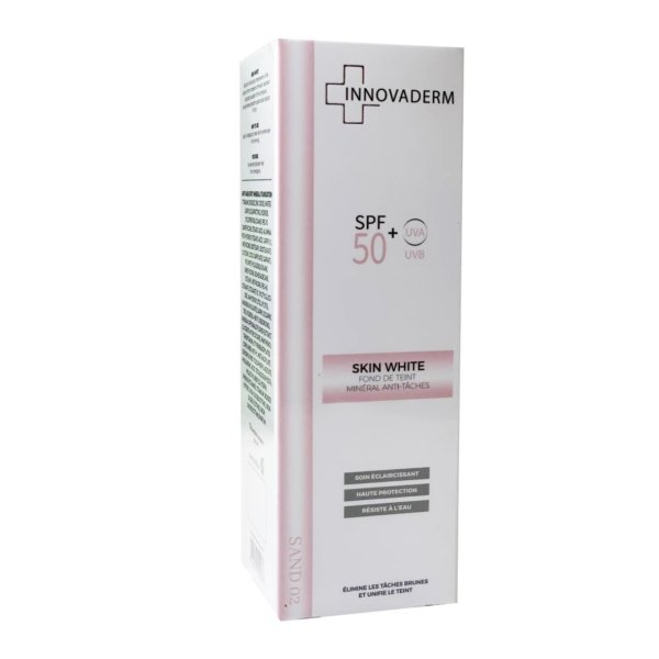 INNOVADERM SKIN WHITE Fond de Teint Anti-taches Ivory 01. paraplume