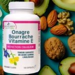 3 CHÊNES ONAGRE BOURRACHE VITAMINE E. paraplume