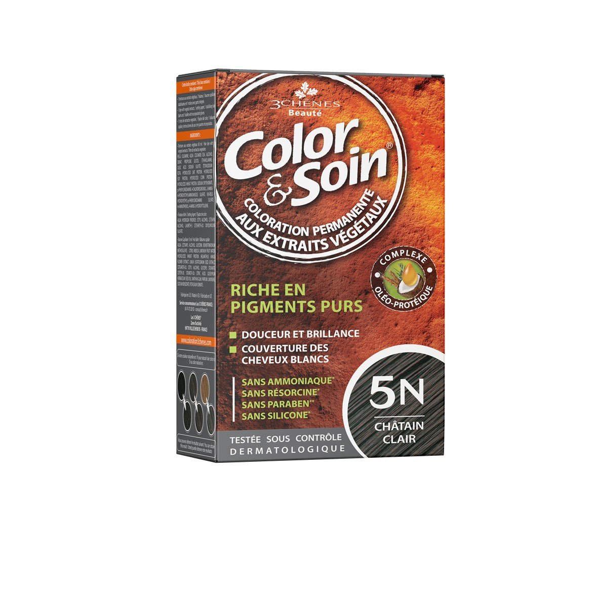 3 CHENES Color&Soin Chatain Clair 5 N. Paraplume